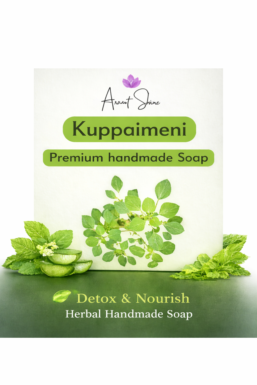 Kuppaimeni Soap-குப்பைமேனி சோப் | Handmade Soap Cold Process