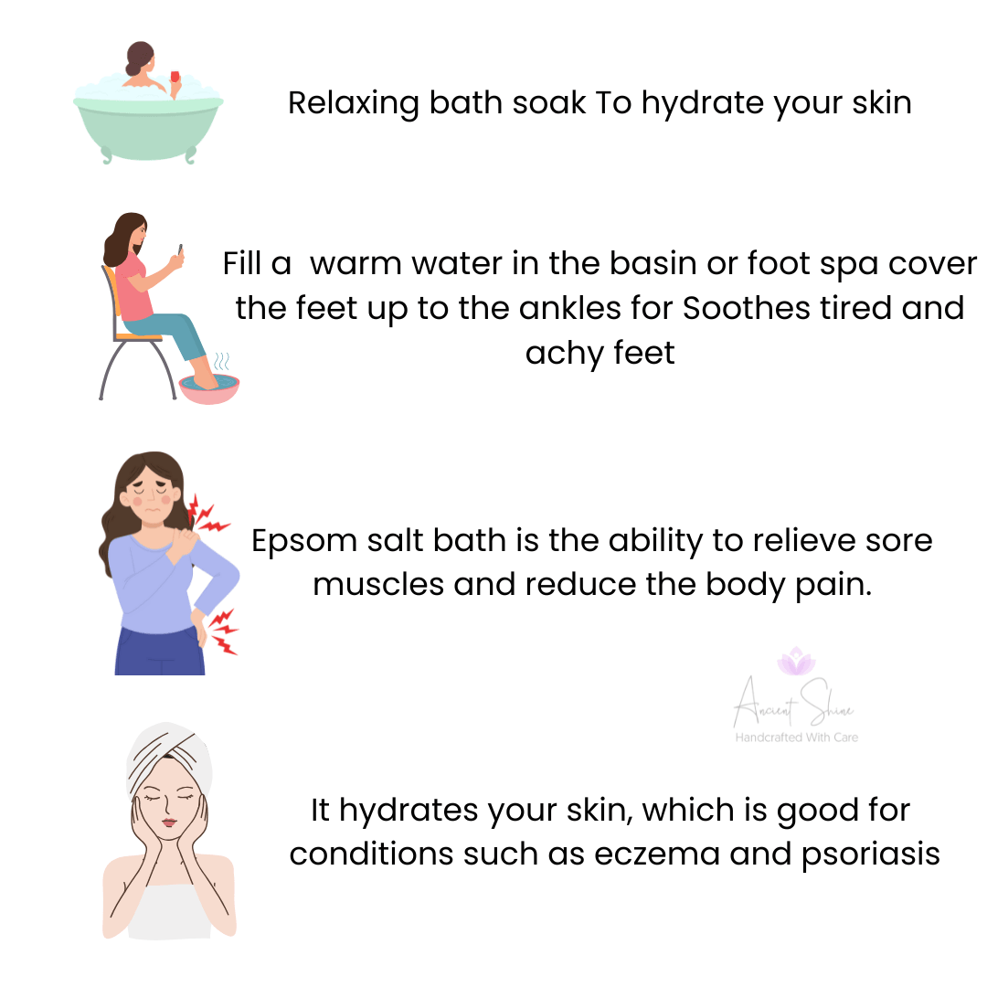 Lavender Bath Salt/Foot Soak Salt - Ancient Shine