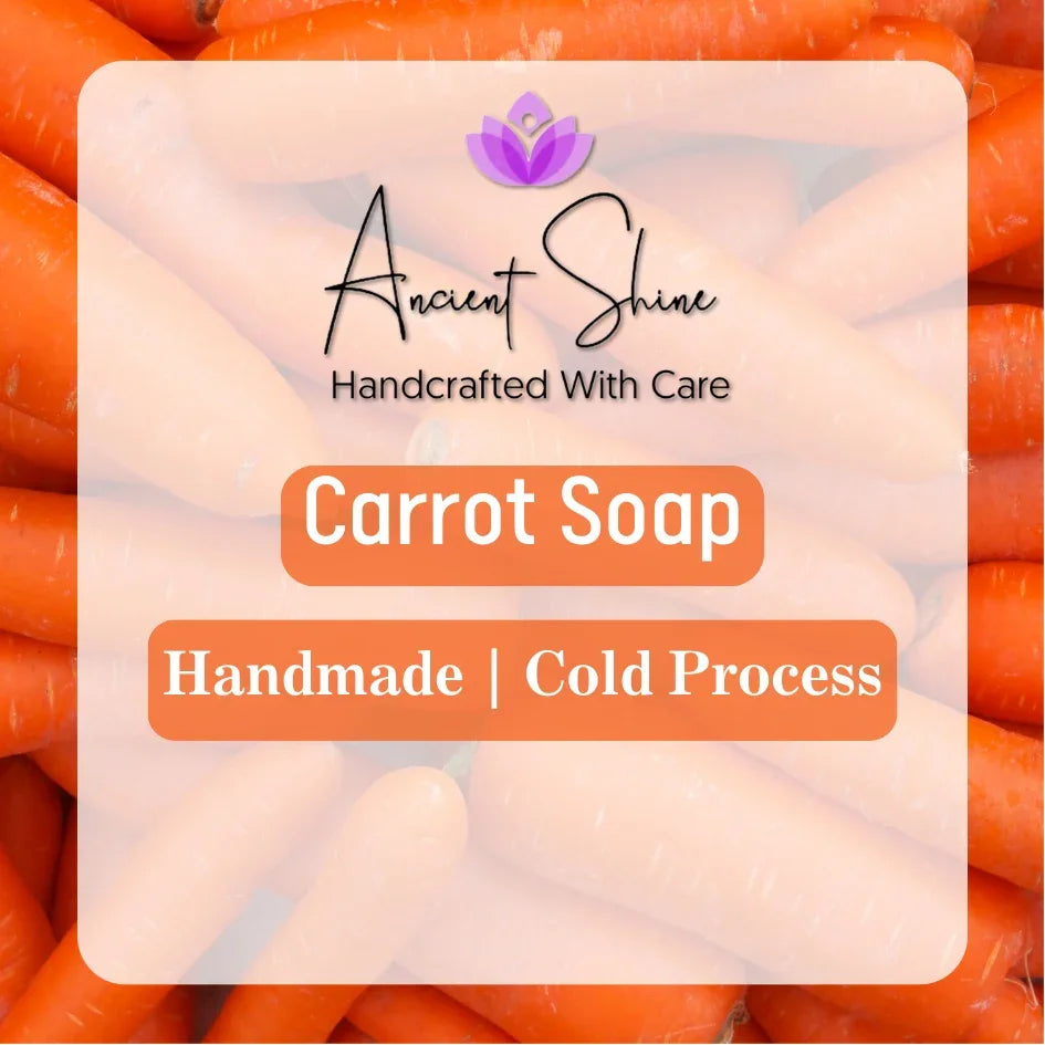 Carrot Handmade Cold process Soap Blend with Orange Essetial OIl