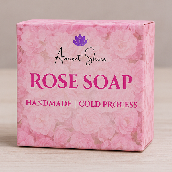 Ancient Shine Handmade Rose Soap - Cold Process Beauty