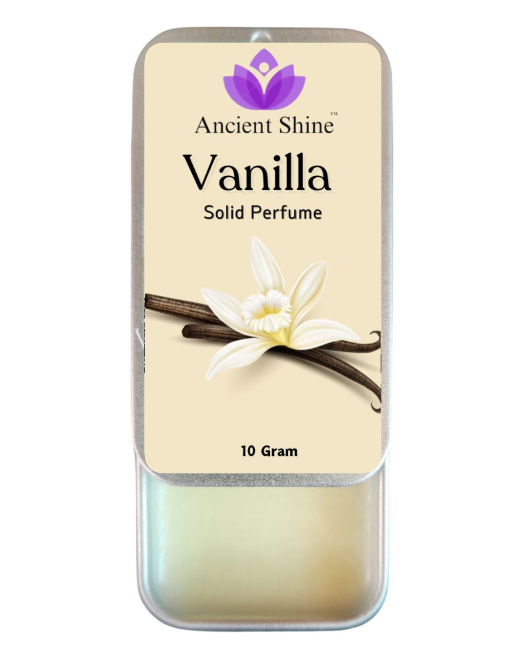 Vanilla Solid Perfume 10g Natural Beeswax Shea Butter Coconut Oil Fragrance India