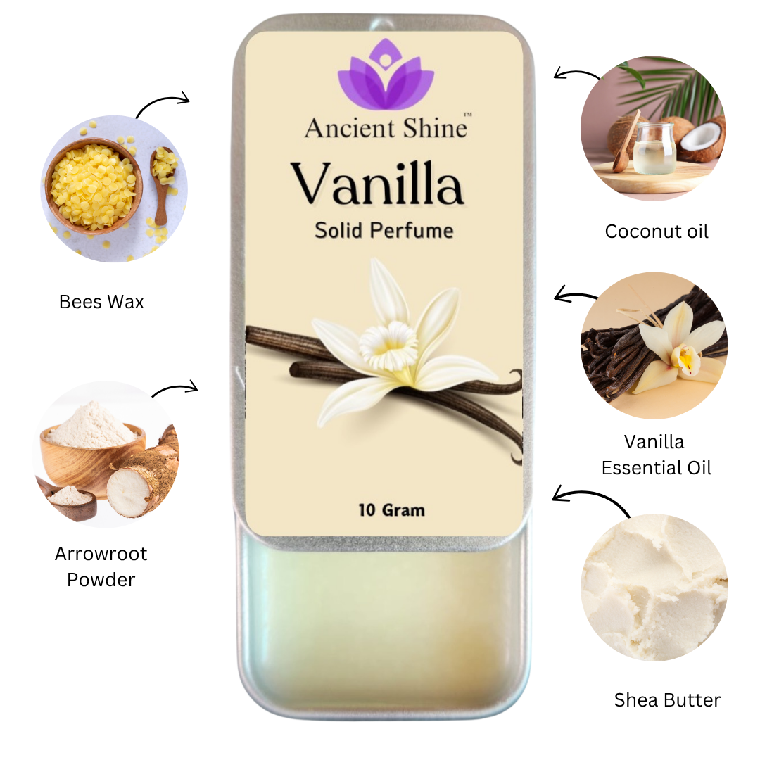 Ancient Shine Vanilla Solid Perfume –  (10g)