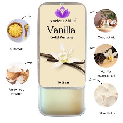 Ancient Shine Vanilla Solid Perfume –  (10g)