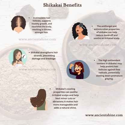 Shikakai Powder-சீயக்காய் பொடி 100G - Ancient Shine