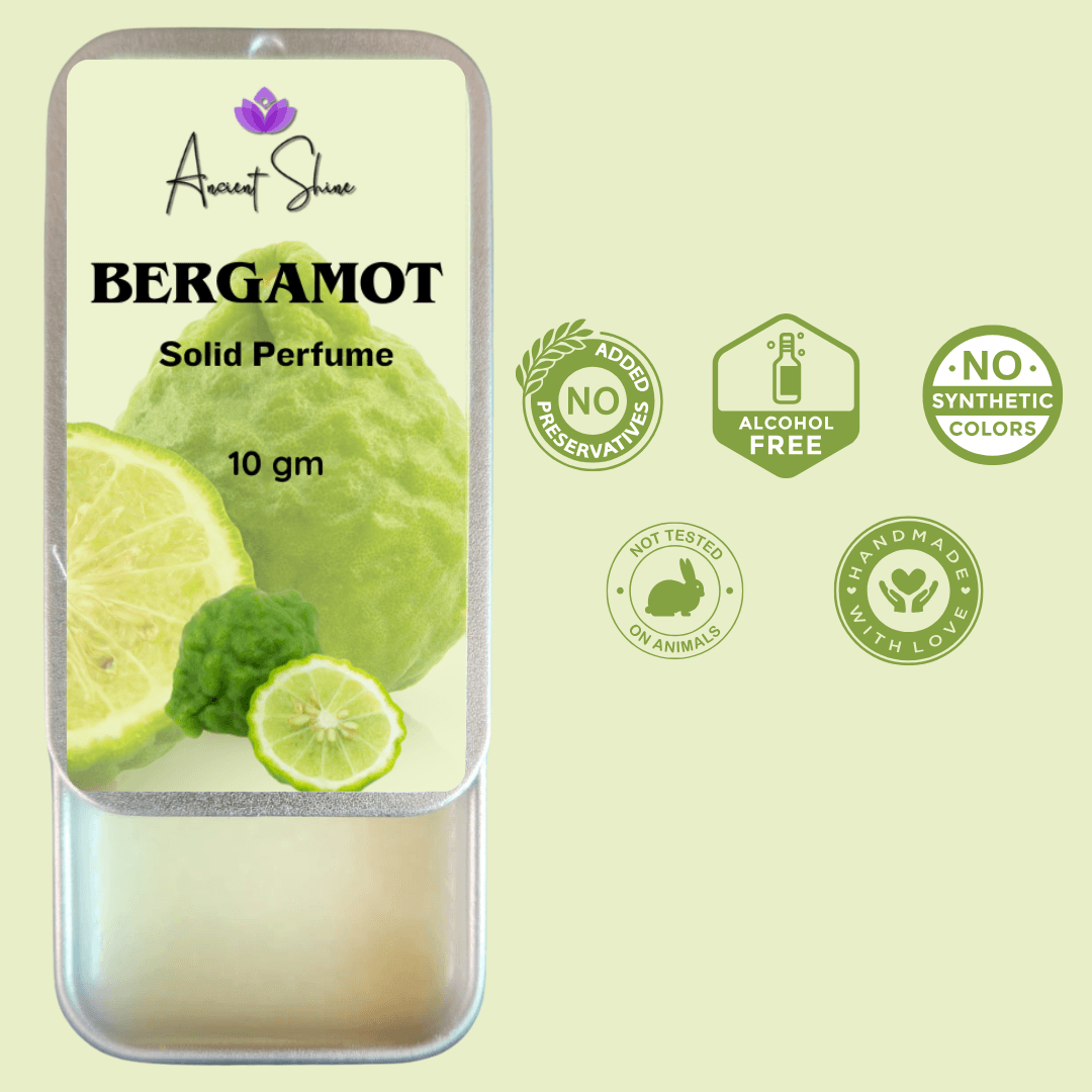 Ancient Shine Bergamot Solid Perfume - Handmade Luxury - Ancient Shine