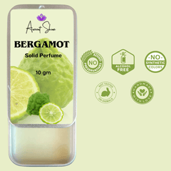 Ancient Shine Bergamot Solid Perfume - Handmade Luxury - Ancient Shine