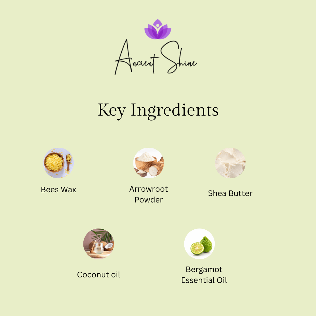 Ancient Shine Bergamot Solid Perfume - Handmade Luxury - Ancient Shine