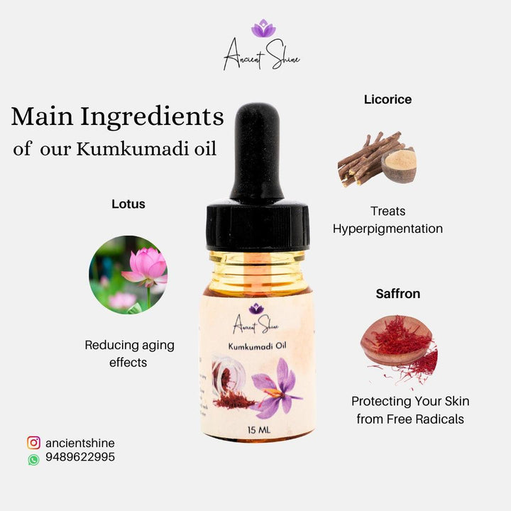 Ancient Shine Handmade Kumkumadi Oil for Radiant Skin - Ancient Shine