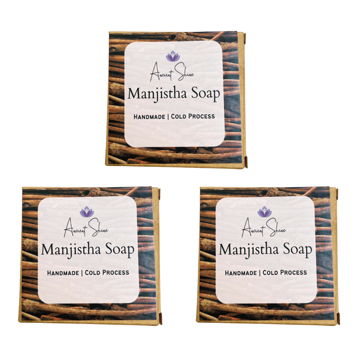 Manjistha Soap-மஞ்சிஸ்தா சோப் Handmade Cold Process - Ancient Shine