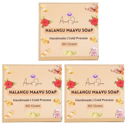 Nalangu Maavu Soap-நலங்கு மாவு சோப்பு Handmade Cold Process - Ancient Shine