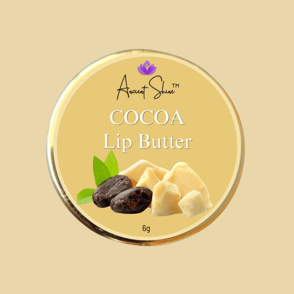 Ancient Shine Natural Cocoa Lip Balm for Soft Lips - Ancient Shine
