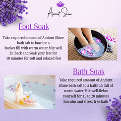 Lavender Bath Salt/Foot Soak Salt - Ancient Shine