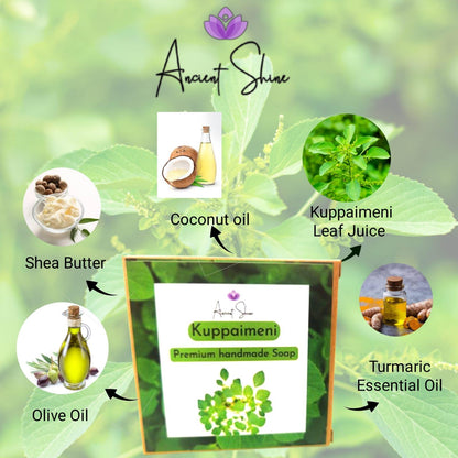 Kuppaimeni Soap-குப்பைமேனி சோப் | Handmade Soap Cold Process - Ancient Shine