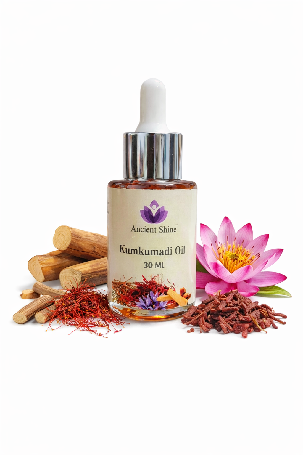 Kumkumadi Oil 30ml – Ayurvedic Face Oil for Glowing Skin | Brightening, Anti-Ageing & Pigmentation Care